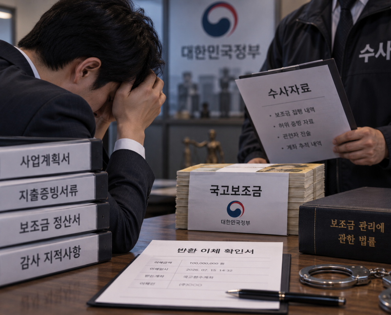 국가 보조금 부정수급 처벌, 반환해도 처벌을 받을까요